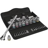 Wera 8100 SB 10 Zyklop Ratchet Set Push Through 3/8  imperial #1