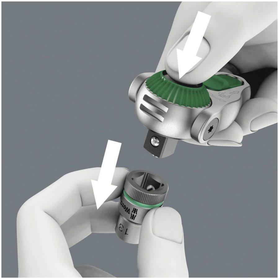 Wera 8100 SB 4 Zyklop Speed Ratchet Set, 3/8   imperial #8