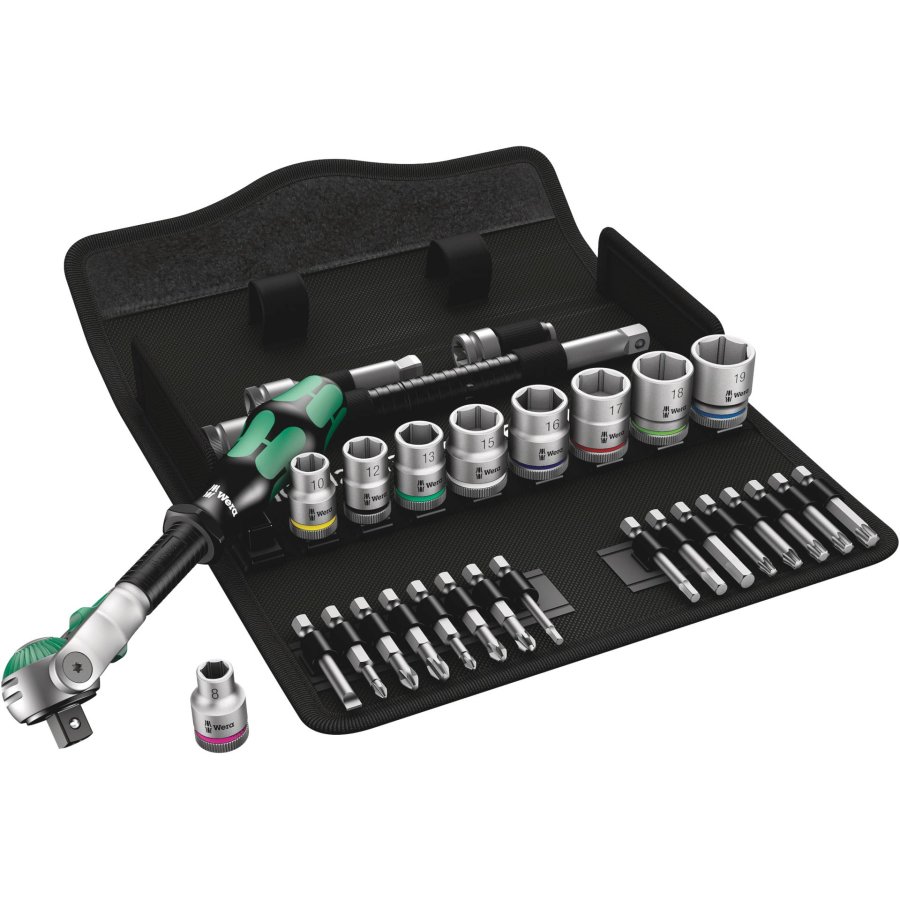 Wera 8100 SB 6 Zyklop Speed Ratchet Set 3/8  Drive metric #1