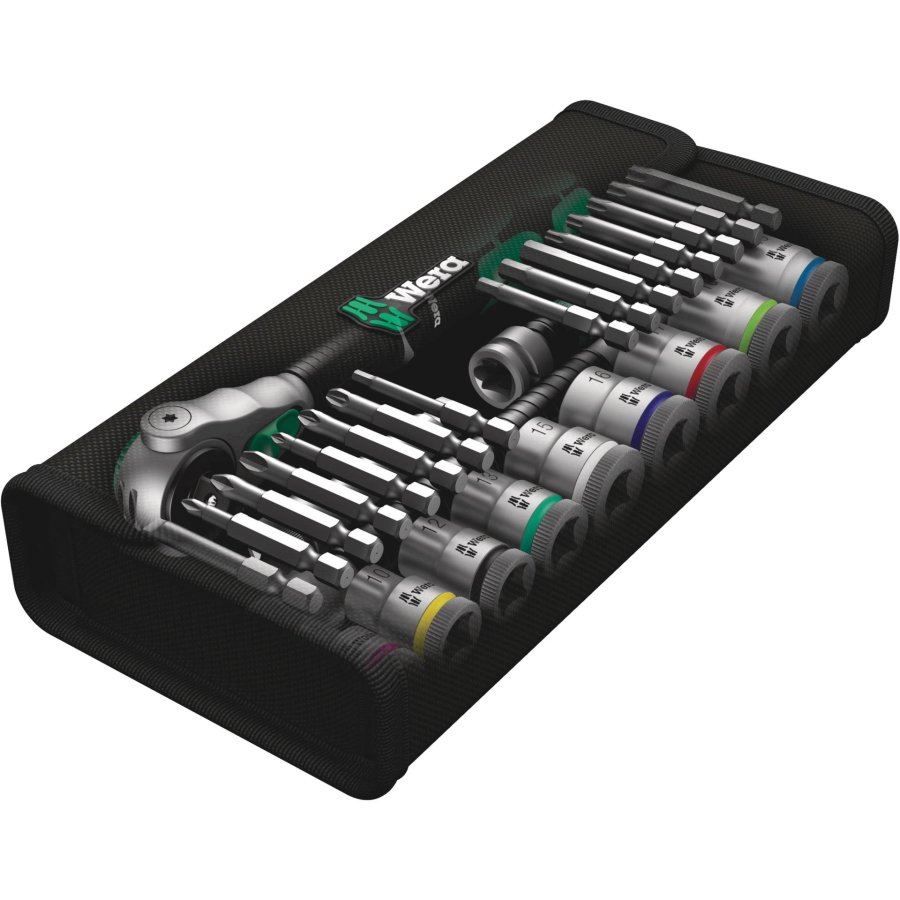 Wera 8100 SB 6 Zyklop Speed Ratchet Set 3/8  Drive metric #2