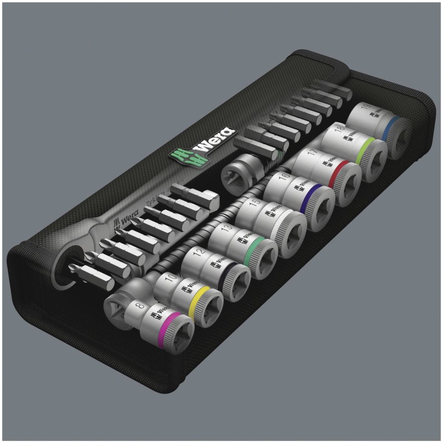 Wera 8100 SB 7 Zyklop Ratchet Push Through Square 3/8  metric #2