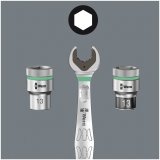 Wera 8100 SB 7 Zyklop Ratchet Push Through Square 3/8  metric #4