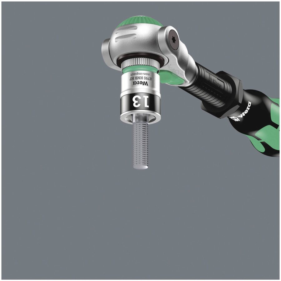 Wera 8100 SB HF 1 Zyklop Ratchet Switch Lever Holding 3/8  metric #3