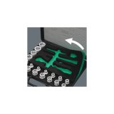 Wera 8100 SC 4 Zyklop Speed Ratchet Set 1/2  Drive imperial #2