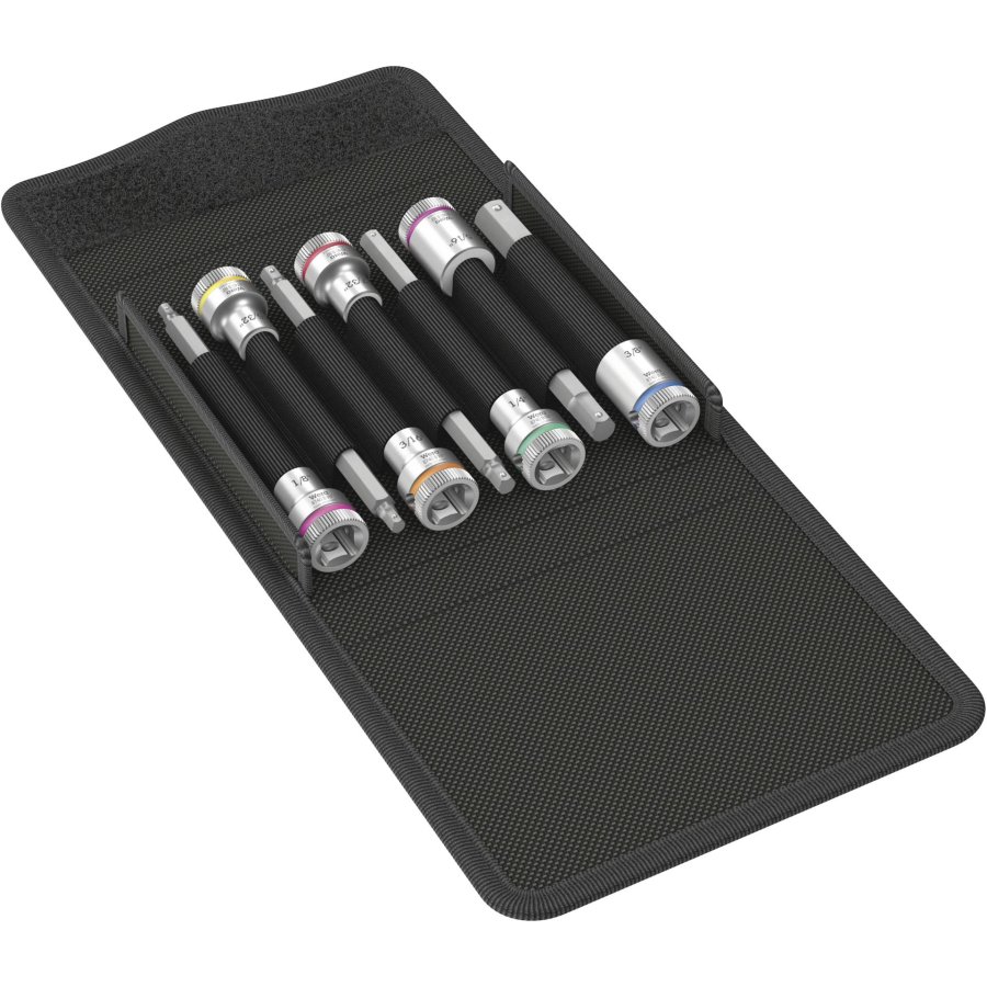Wera 8740B HF Imperial 1 Zyklop Bit Socket Set holding f. 3/8 #1