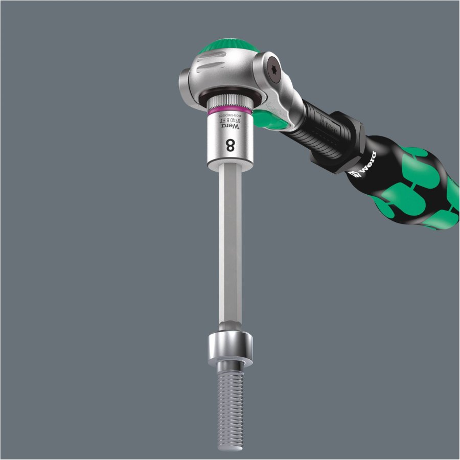 Wera 8740B HF Imperial 1 Zyklop Bit Socket Set holding f. 3/8 #3