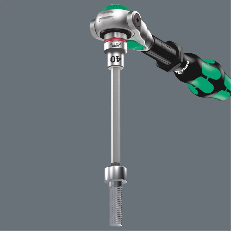 Wera 8767 B TORX HF 1 Zyklop Bit Socket Set holding function 3/8 #3