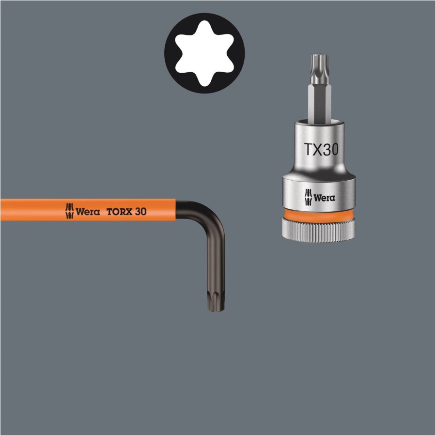 Wera 967/9 TX Multicolour HF 1 L-Key Set with holding function #4