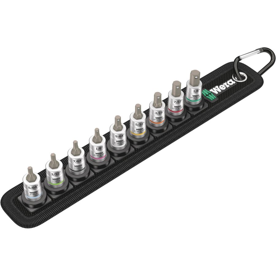 Wera BeltA Imperial 1 Zyklop In- Hex-Plus Socket, holding f. 1/4 #1