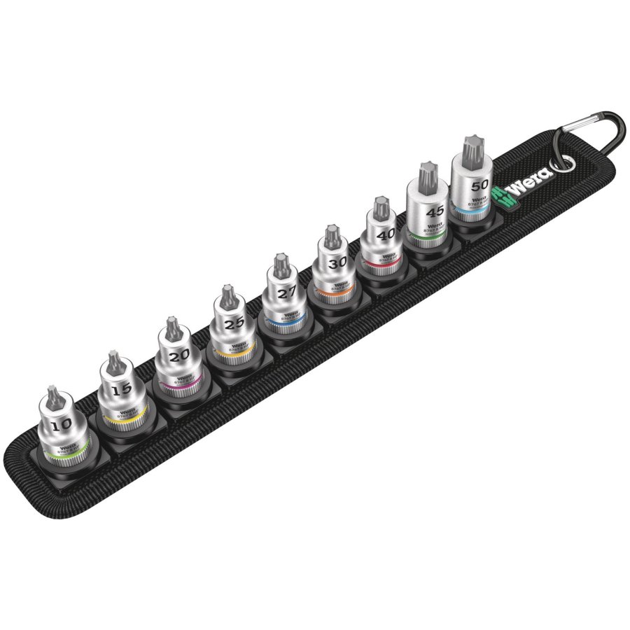 Wera Belt B 3 TORX HF Zyklop Bit Socket Set TORX holding f. 3/8 #1