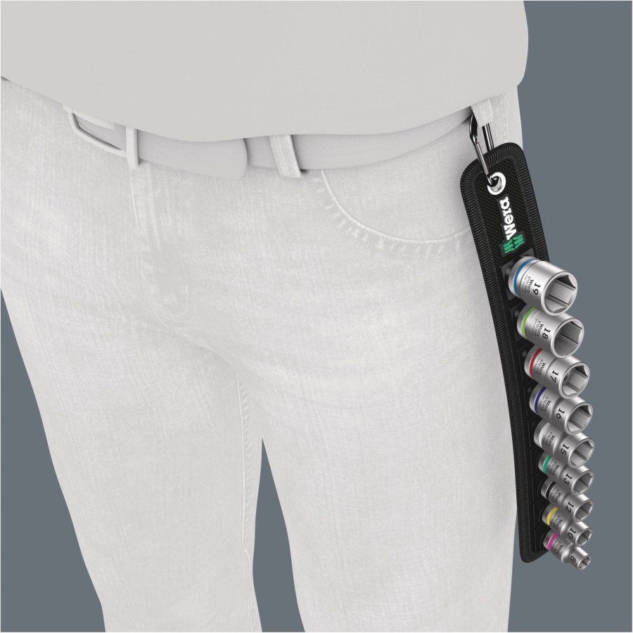 Wera Belt B 4 Zyklop Socket Set 3/8 Drive #4