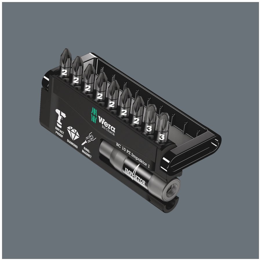 Wera Bit-Check 10 PZ Impaktor 1 #8
