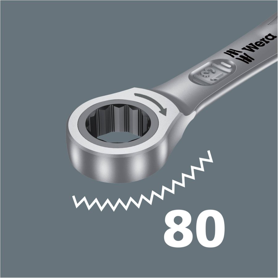 Wera 6000 Joker 4 Imperial Set o Racheting Combination Wrenches #7