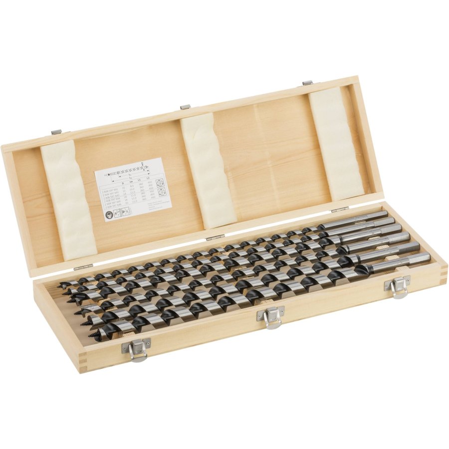 Bosch Spur Auger Bit Sets, Hex Shank, 6-piece #1