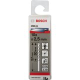 Bosch 10 Metal Drill Bits HSS-G 2,5x30x57mm #1