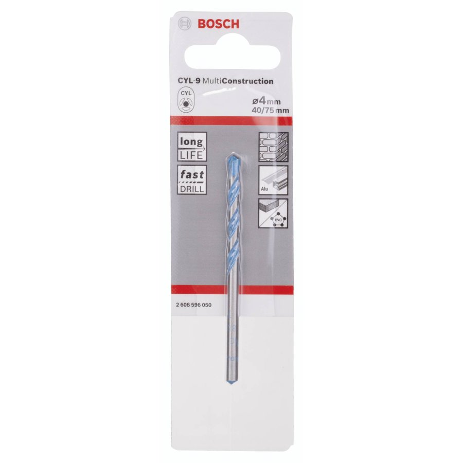 Bosch 1 CYL-9 MultiConstruction Drill Bit 4x40x75mm #3