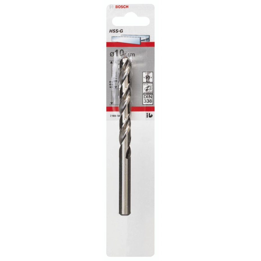 Bosch 1 Metal Drill Bits HSS-G 10,0x87x133 #2