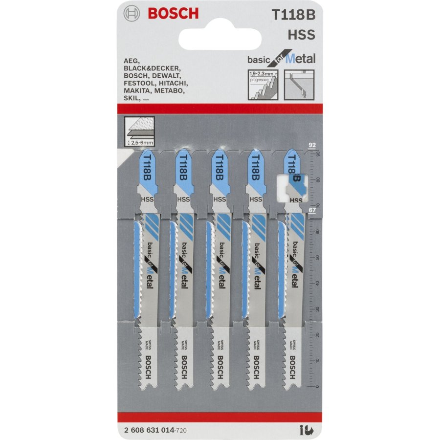 Bosch 5 jigsaw blades T 118 B #2