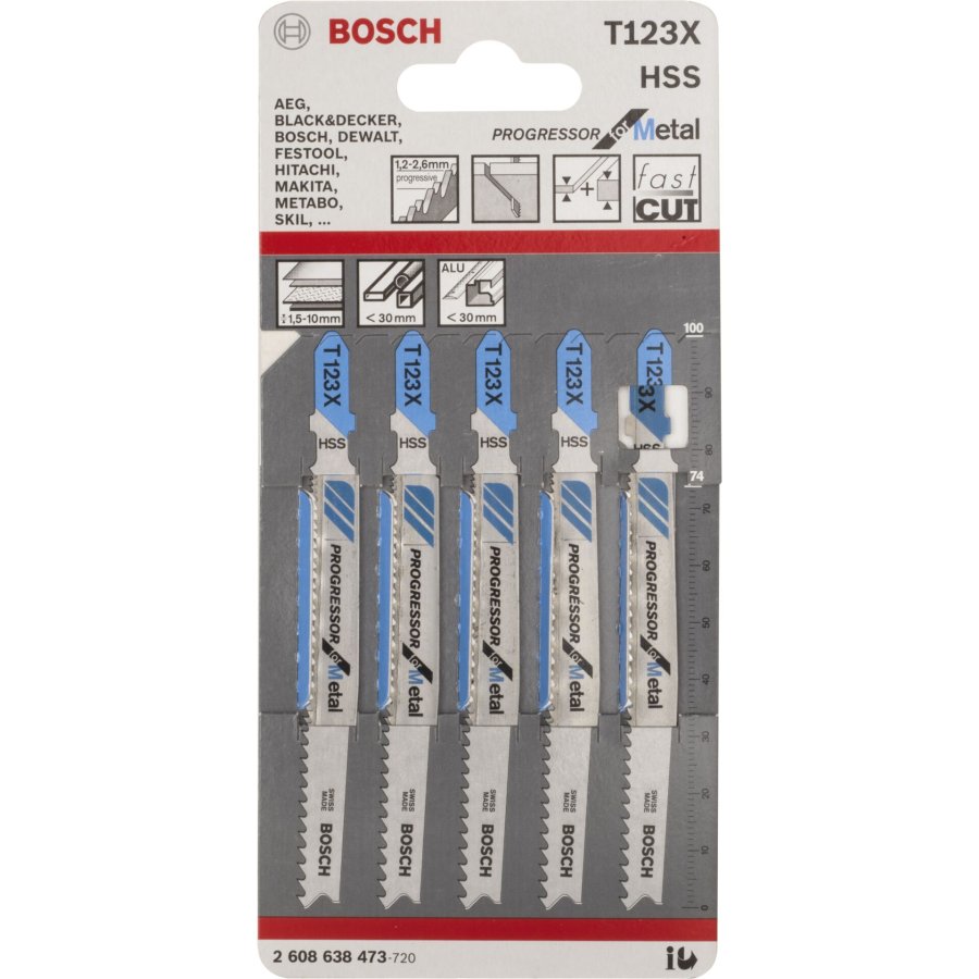 Bosch 5 jigsaw blades T 123 X #2