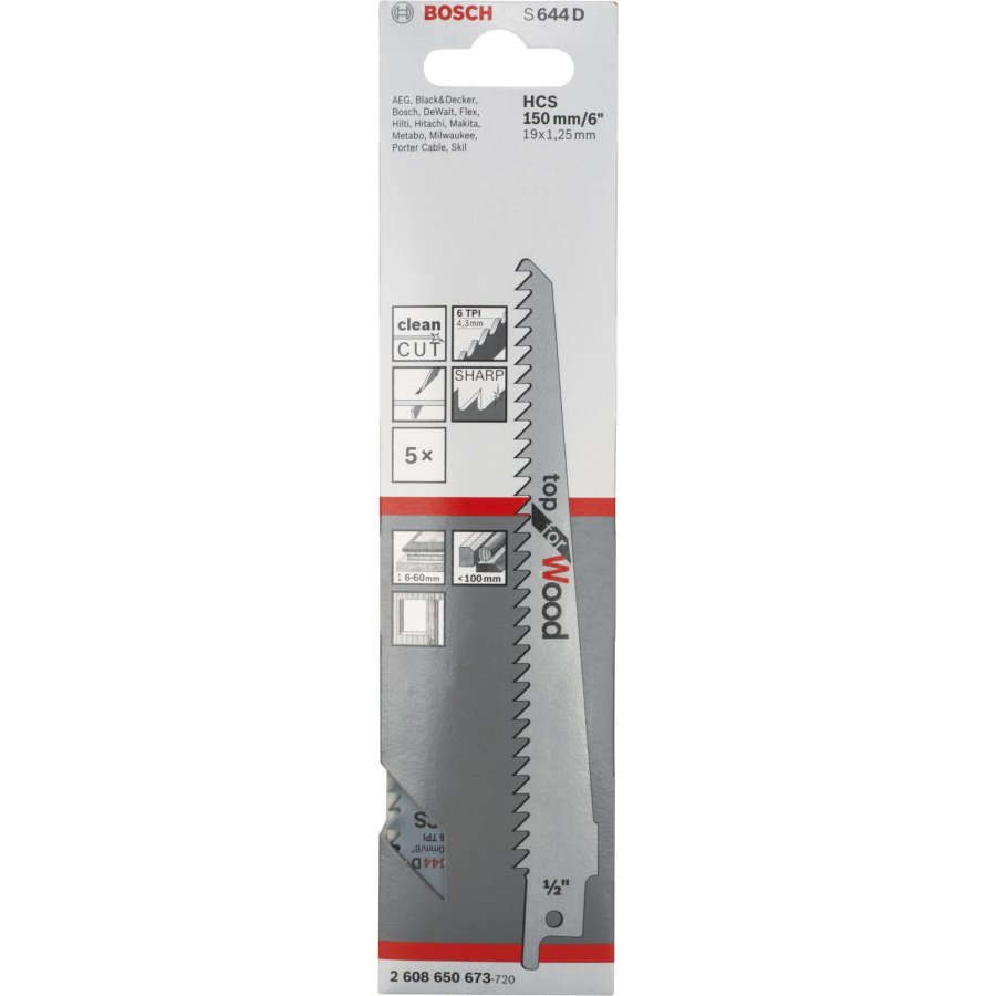 Bosch 5 saber saw blade S 644 D #3