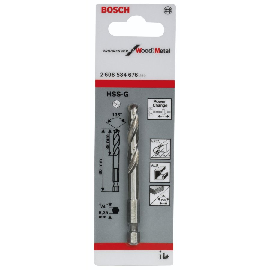 Bosch HSS-BIM LS PC Pilot Drill Bit HSS-G #2