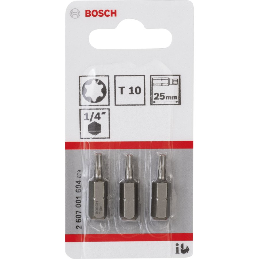 Bosch 3pcs. Screwdriver Bits T10 XH 25mm #1