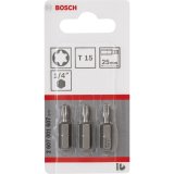 Bosch 3pcs. Screwdriver Bits T15 XH 25mm #1