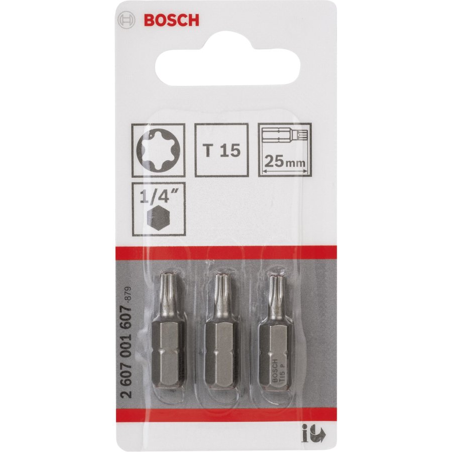 Bosch 3pcs. Screwdriver Bits T15 XH 25mm #1