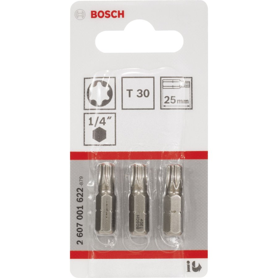Bosch 3pcs. Screwdriver Bits T30 XH 25mm #1