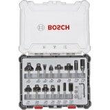 Bosch 15 pcs Wood Bit Set for 6mm Shank Router #2