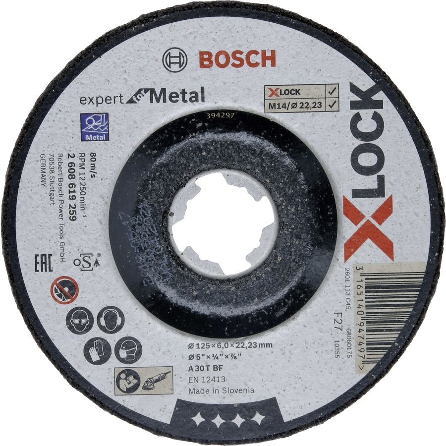 Bosch X-LOCK Grinding Disc 125X6mm EfM #1