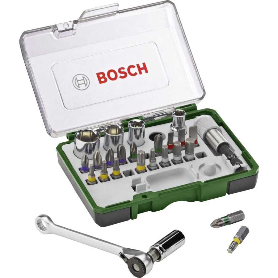 Bosch Prom 27-pcs. Screwdriver Bit and Ratchet Set #1