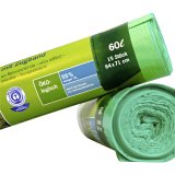 1x15 Secolan Garbage Bags with drawstring 60 l green #1