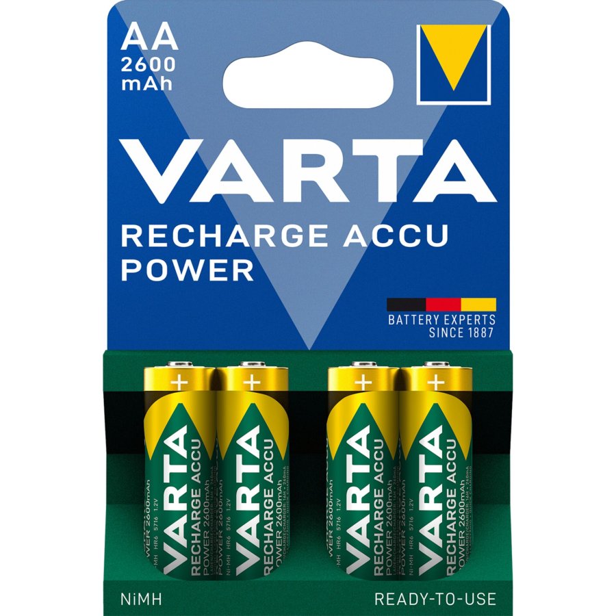 Genopladeligt Nimh Batteri Aa 1.2 V 2500 mAh 4-Bobler #1