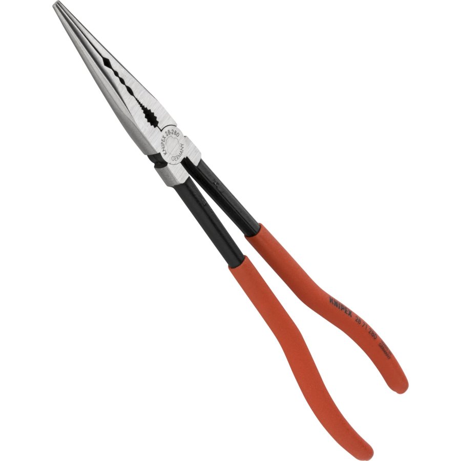 KNIPEX Long Reach Needle Nose Pliers with transverse profiles #2