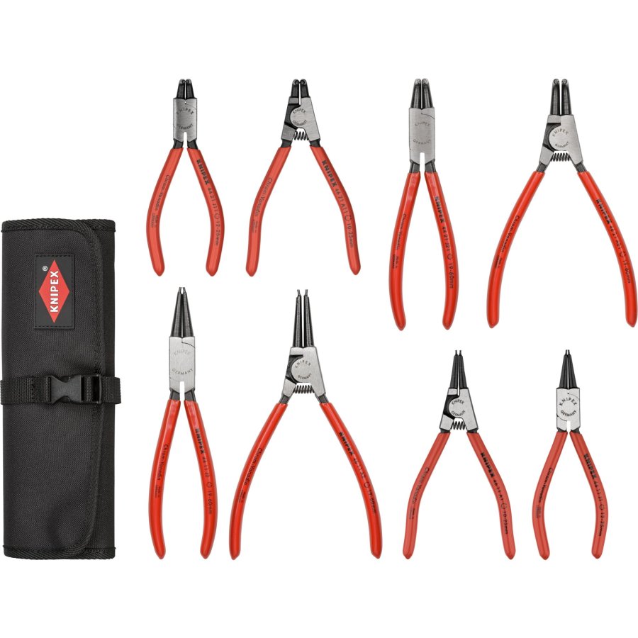 KNIPEX Circlip Pliers Set Case with 8 Pliers #1
