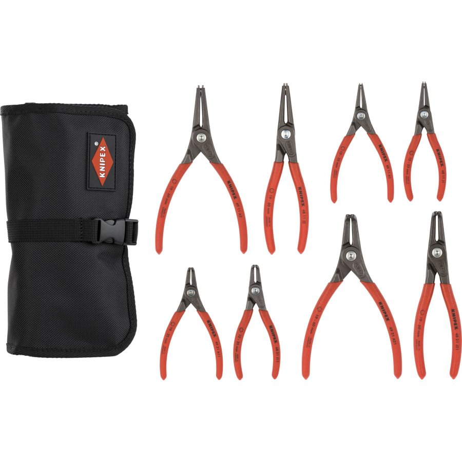 KNIPEX Circlip Pliers Set Case with 8 Pliers #1