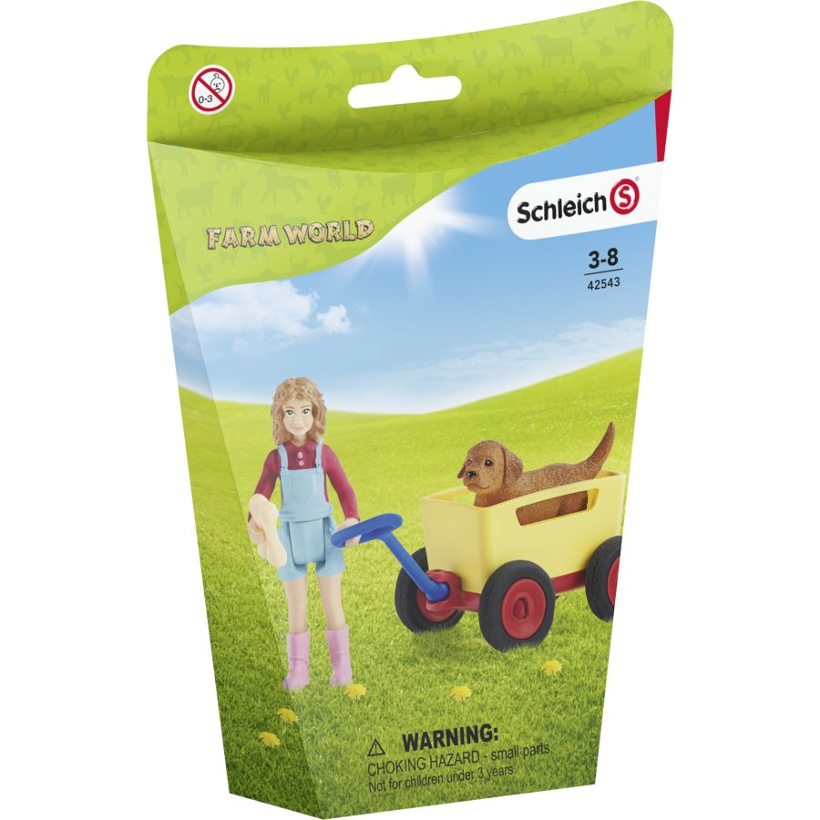 Schleich Farm World     42543 Puppy Wagon Ride #4