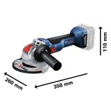 Bosch GWX 18V-10 solo CLC Cordless Angle Grinder #2