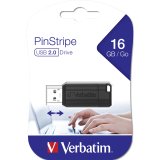 Verbatim Store n Go         16GB Pinstripe USB 2.0 black    49063 #1