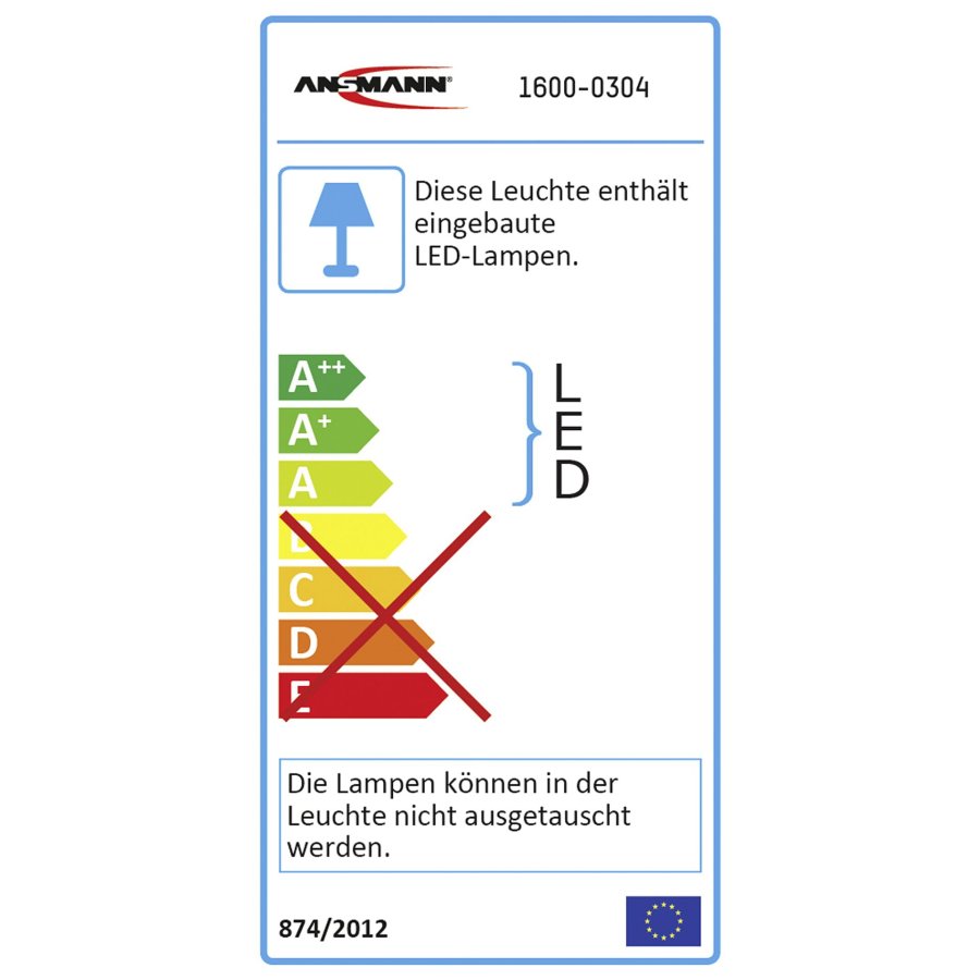 Ansmann WL450R slim LED Workshop Lamp #19