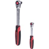 KS Tools SlimPOWER Reversible Ratchetn Set, 2-pcs 1/4 + 1/2 #3