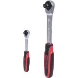 KS Tools SlimPOWER Reversible Ratchetn Set, 2-pcs 1/4 + 1/2 #5