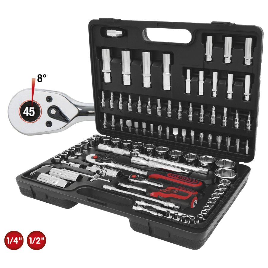 KS Tools 1/4 + 1/2  CHROMEplus Socket Set 96 pcs #2