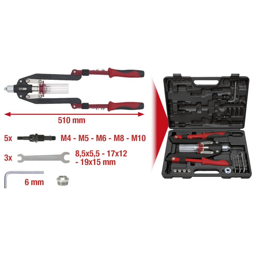 KS Tools Universal Riveting Tool Set 17 pcs #5