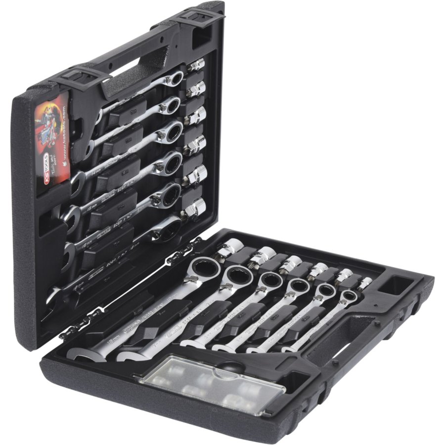 KS Tools GEARplus RINGSTOP Ratchet Ring Spanner-Set #1