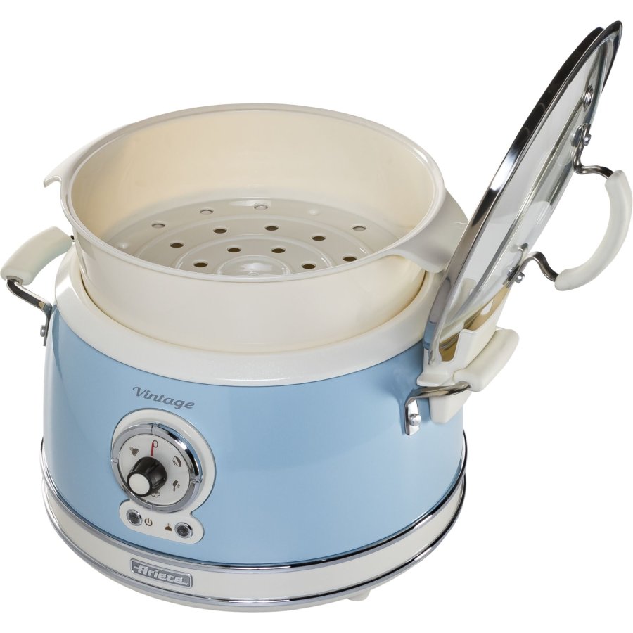 Ariete Vintage Food Steamer, blue #2