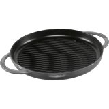 Staub grill pan induction round 30cm Graphite Grey #1