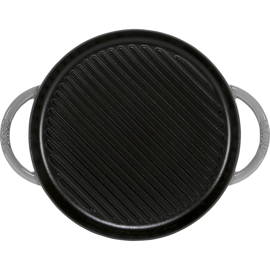 Staub grill pan induction round 30cm Graphite Grey #2
