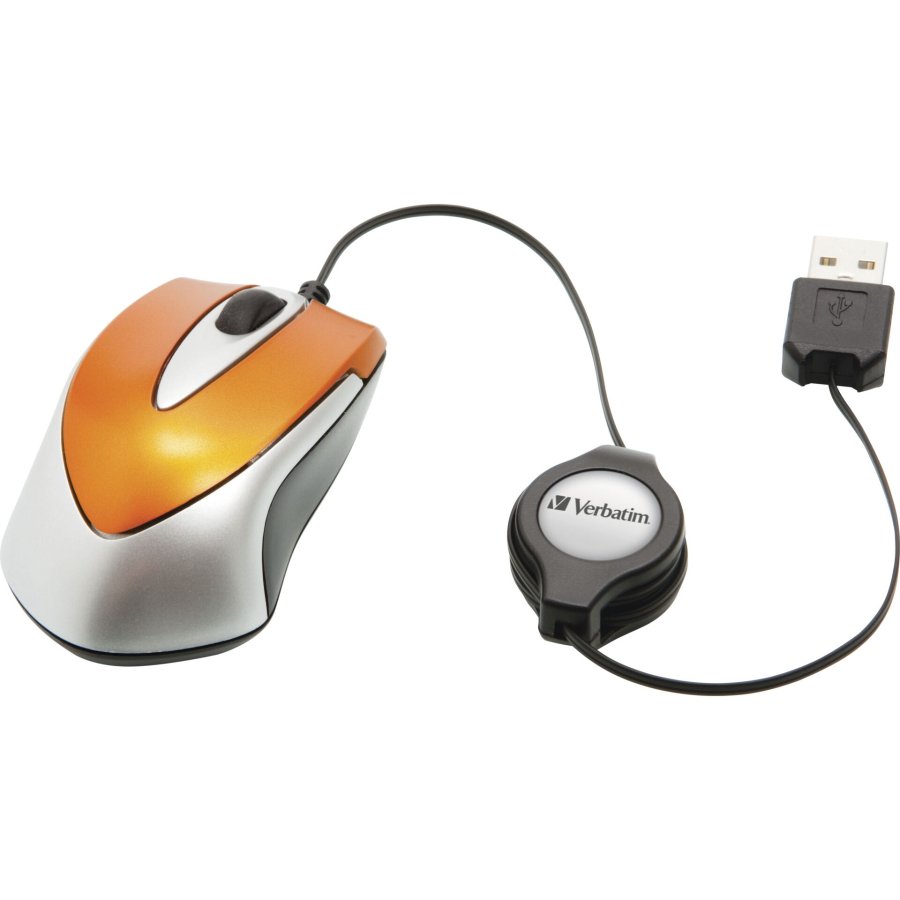 Verbatim Go Mini Optical Travel Mouse Volcanic Orange      49023 #1